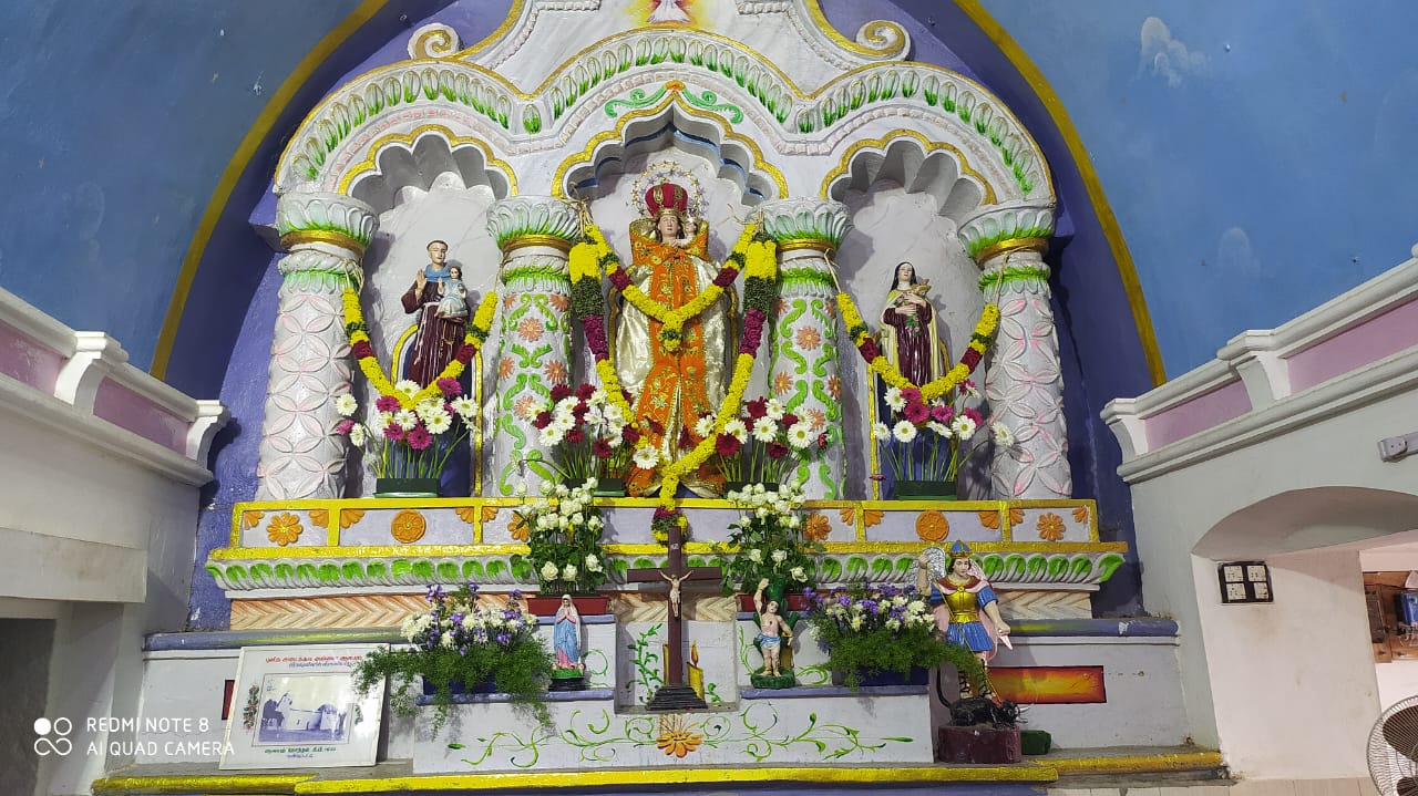 Beautiful view of Adaikala Matha Church